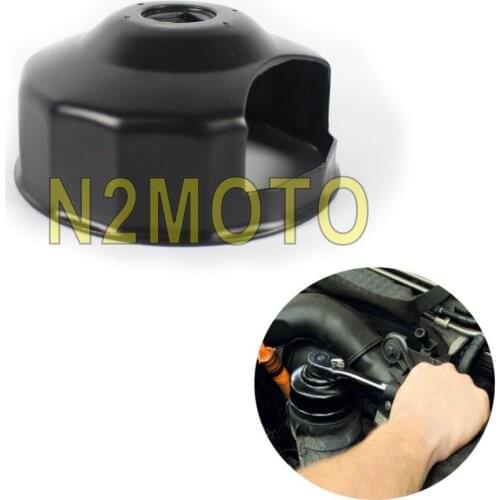 Oil Filter Wrench Oil Filter Cap Removal Tool for Harley 15-Later XG Models 76mm Diameter 14 Flutes