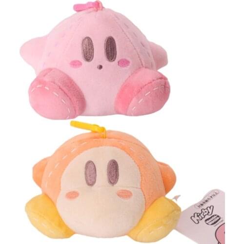 13Cm Kirby Animal Special Pink Orange Kirby Star Adventure Game Animal Pendant Soft Stuffed Plush Keychain Dolls Kids Toys