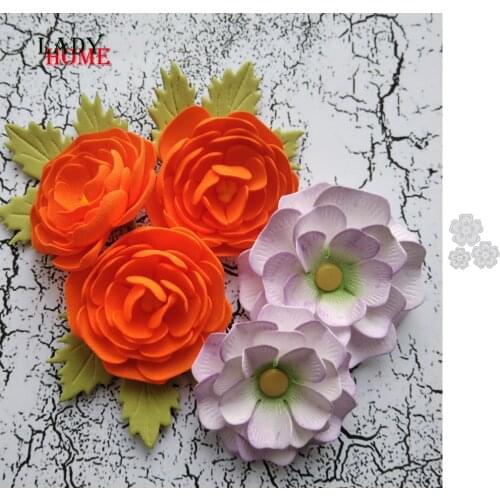 Lady home Flowers For Scrapbooking
