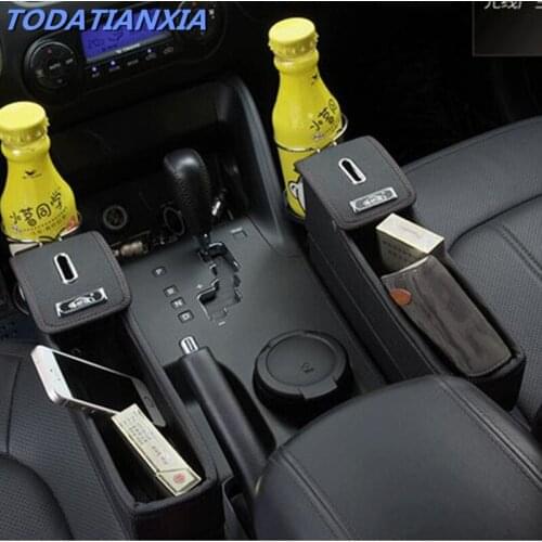 Hot car accessories Auto Seat Gap Storage Box FOR peugeot 208 w205 passat b6 peugeot 2008 nissan qashqai j11 e46 saab fiat
