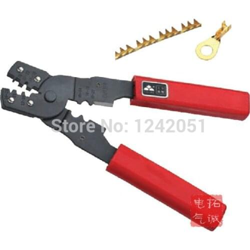 HS-202B Multi-functional Crimping Plier For Crimping Non-insulated Terminals and Cutting Wires