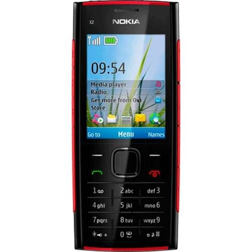 Unlocked Nokia X2-00 GSM 900/1800/1900MHZ Cell Phone 5MP camera English keyboard support 16GB TF