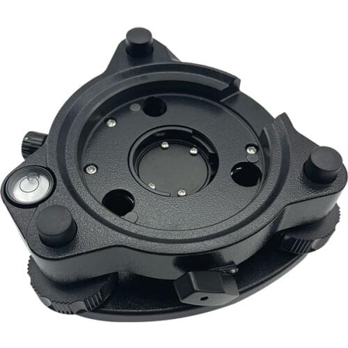 NEW THREE-JAW TRIBRACH WITH OPTICAL PLUMMET FOR TRIMBLE LEICA surveying BLACK COLOR