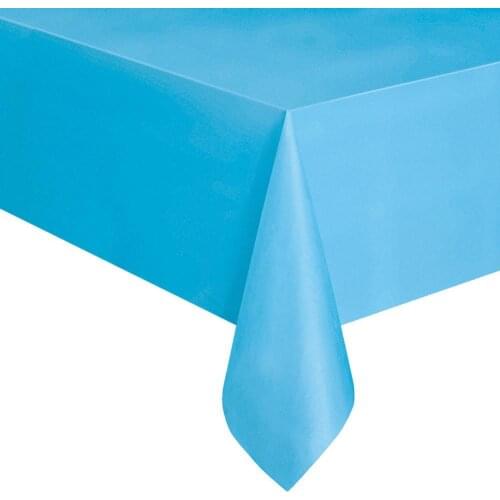 137x183cm Disposable Plastic Solid Color Table Cover Party Catering Tablecloth