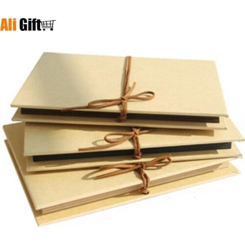Original Handmade Paper Stick Photo Album Fold Page DIY Paste Type Series/Couples Classmate Scrapbooking Baby Wedding Memory