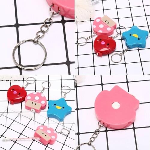 150CM Portable Ruler Mini Measuring Tape Measure Retractable Metric Belt Colorful Centimeter Inch Children Height Ruler