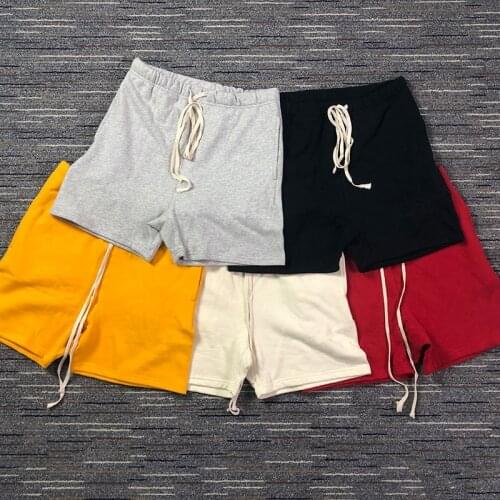 2020 Summer gym winer Shorts Justin Bieber High Streetwear Hip Hop Brand Fashion Mens Sweat Harem Shorts