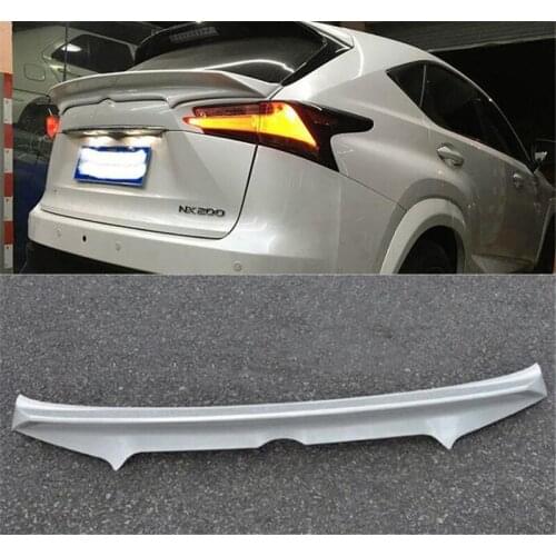 CEYUSOT FOR Accessories Spoiler Lexus NX Series NX200/200t NX300/300h Rear Window Spoiler ABS Material Car Trunk Wing 2014-17