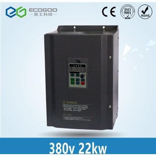 VFD 380V 22KW Vector Frequency Inverter of Triple 3Phase 45A Vector control 22KW VFD for motor
