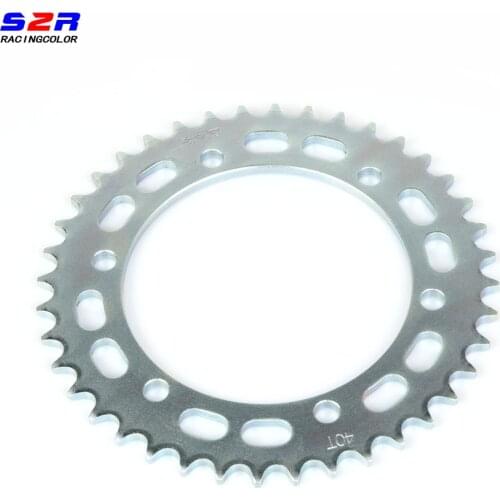 S2R Motorcycle 40T Rear Sprocket Driven for HONDA FALCON NX400 XR400 NX4 15T Front Sprocket Drive 15 Tooth Off Road Bike