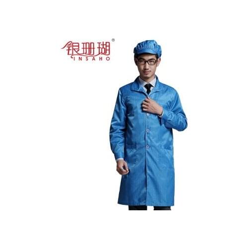 Anti-radiation coat scientific design double radiation protection overalls anti-radiation tooling SHD014 blue grid M yards