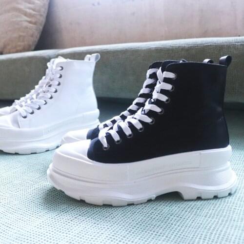 Sport style Martin boots womens new fall / winter 2020 thick soled leather short boots high side zipper boots womens shoes