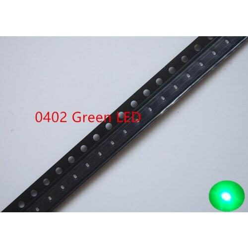 0402 1005 SMD LED 50 PCS Chip Green 20mA 3V Surface Mount SMT LED Light Emitting Diode Lamp Beads Electronics Components for PCB