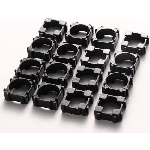 100/200/300pcs 18650 cylindrical battery holder fire retardant pc+pp+gp with the slot Battery Combination Bracket
