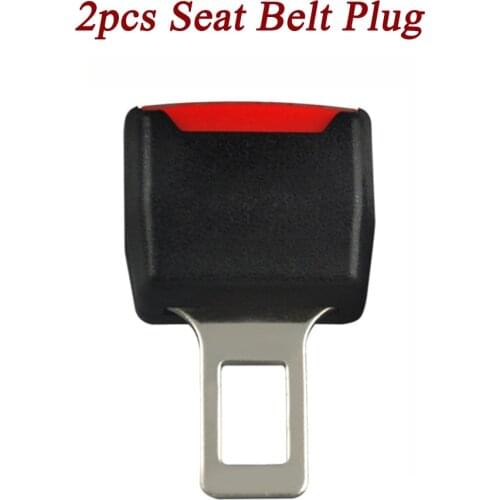 2pcs Auto Car Safety Seat Belt Plug car belt stopper Clip Seatbelt Truck seat belt extender Buckle Button Security Universal