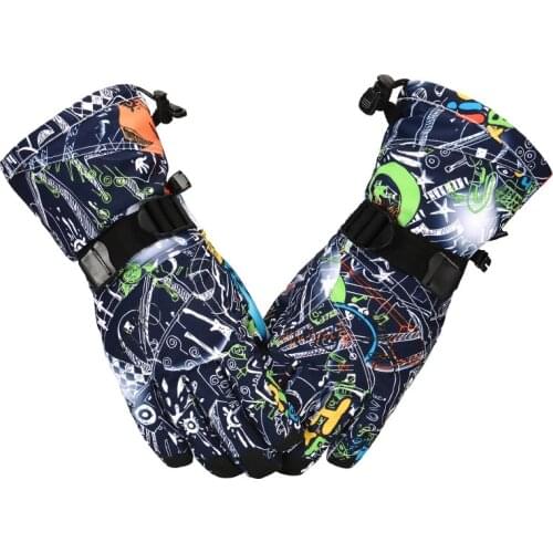 2020 Ski Gloves For Kids Snowboard Gloves Girls Ski Mittens Thermal Winter Gloves Skiing Snow Mittens Waterproof Snowboarding