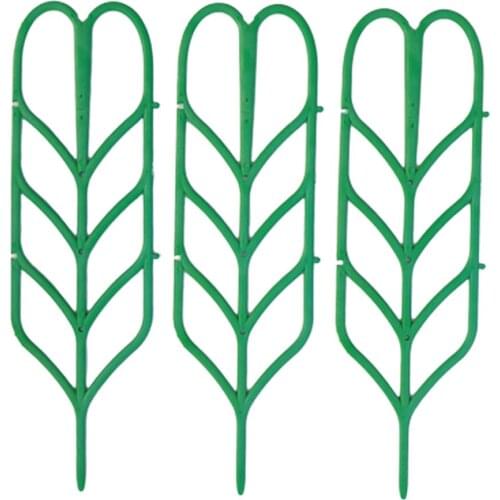 3pcs Durable Plasic Garden Trellis For Potted Plants Small Houseplant Trellis