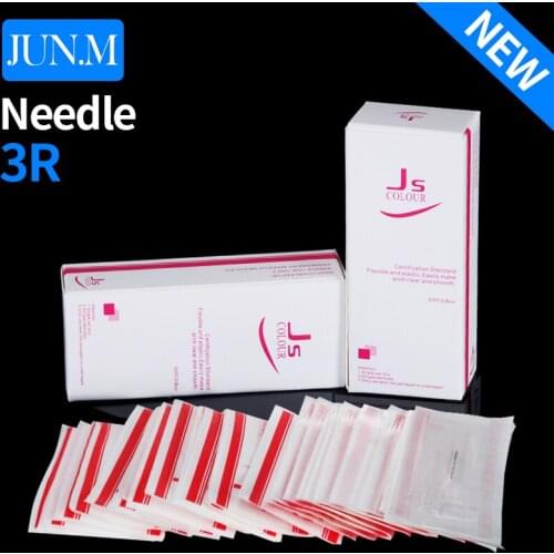 50Pcs 3R Needles for Manual Pen Semi Permanent Makeup Manual Fog Pen Needle Microblading Eyebrow Pen Needles