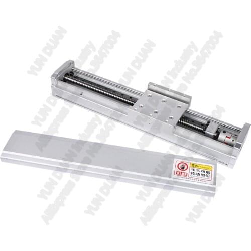 600mm Travel Module Fully Enclosed Guide Linear slide XYZ 4pcs Sliders 1605 1610 Ballscrew Sliding Table Dustproof for Welding