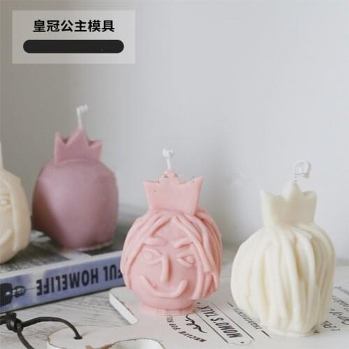 Abstract Princess head Silicone Soap mold Craft Molds DIY Handmade Aromatherapy Candle Making Wax Mold