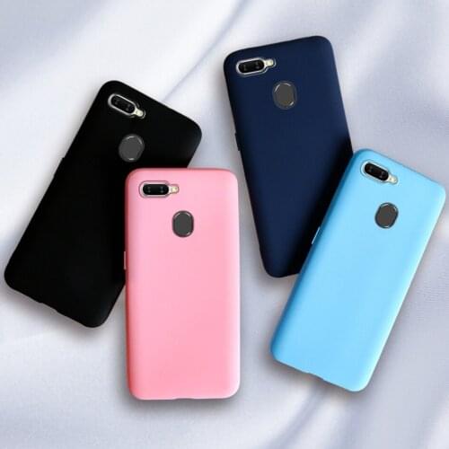 For OPPO A7 AX7 Case Silicone Candy Color Soft TPU Phone Case For OPPO A5S Cover AX5s CPH1909 A7 OPPOA7 CPH1901 Skin Cover Coque