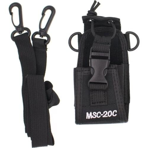 Case Holster Pouch Bag for BAOFENG Radio MSC-20C Nylon Multi-Function Universal Pouch Bag Holster Carry Case for UV-5R UV-82
