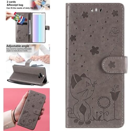 Colorful Cellular Phone Covers For case Sony Xperia 8 Ajax Cover Holsters Clips Case sFor Sony Xperia 20 PU Leather Wallet Flip