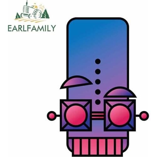 EARLFAMILY 13cm x 9.8cm for James Machine VAN Car Stickers Personality Refrigerator Cartoon RV Decal Cartoon Windows Decoration