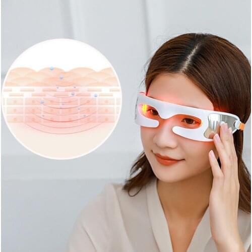 Electric Eye Massager with Vibration Relieve Dark Circle Eye Bag Dry Eye Heat Eye Compress Eye Masks Vibration Therapy