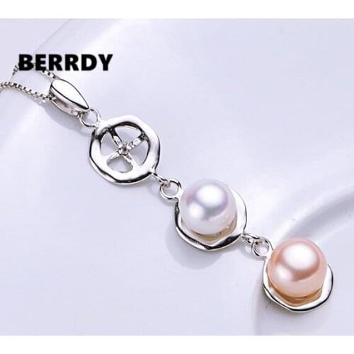 3 PEARLS Fashion Popular European Style Pearl Pendant Mountings, Pendant Findings, Pendant Settings Jewelry Parts Fittings