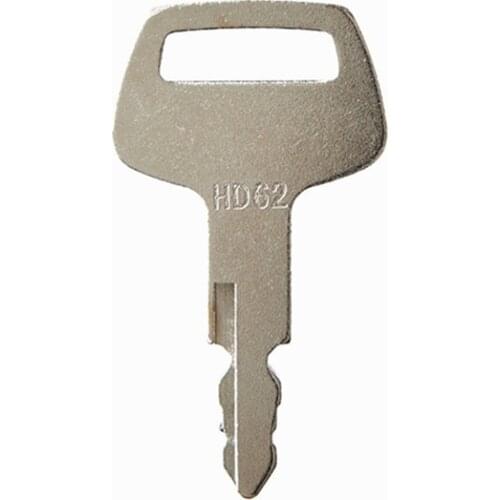 1 Piece HD62 Key For Hyundai Bobcat Hitachi Thomas Ford Sunward Massey-Ferguson Excavator Dozer Skidsteer H808 Nagnao