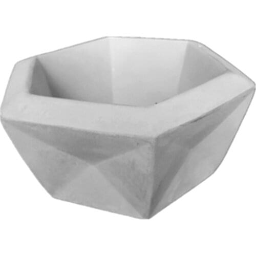 Creative Gardening Lanscape DIY Cement Pot molds Big Flower Pot Silicone Concrete Mold