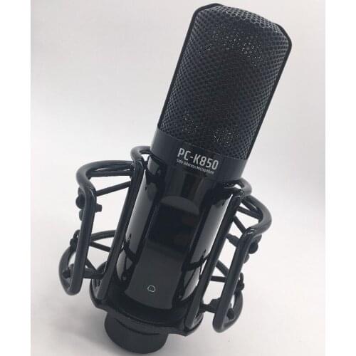 Takstar PC-K850 recording microphone 34mm large gold plated diaphragm for Karaoke,live broadcast, studio/instrument recording