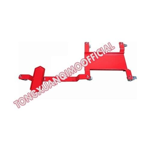 Motorcycle mobile dolly large bracket support frame locomotive rear wheel bogie parking maintenance garage repair tools