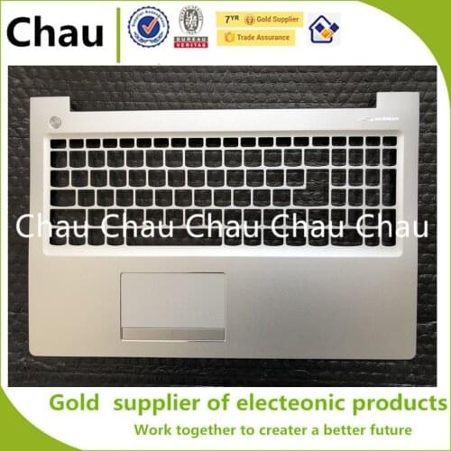 New For Lenovo ideapad 510-15ISK Upper Case Palmrest Cover Silver Touchpad metal