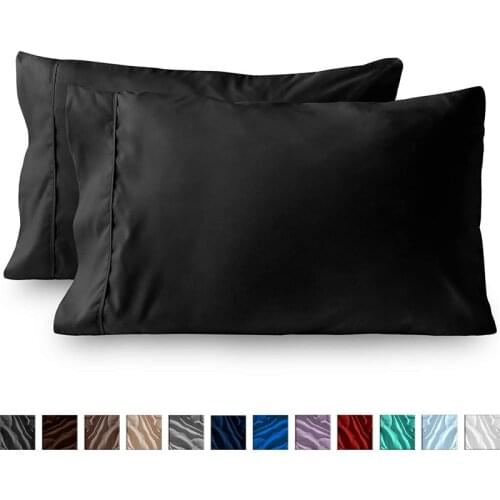 Pure Color Envelope Pillow Case Single Double Pillowcases Standard Queen King Body Pillow Cover Bedding Bedroom Supply