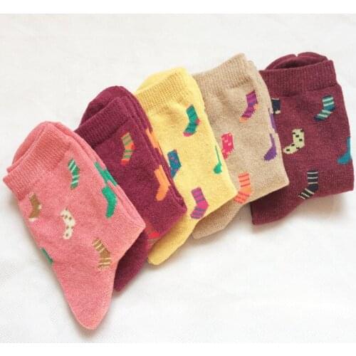 Wholesale Autumn Comfortable Warmer Socks for Winter Soft Womens Wool Socks