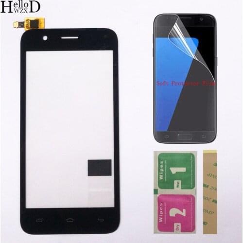Touch Screen Sensor Digitizer Panel For Micromax Bolt Q346 Front Glass Screen Touch Touchpad 4.5" Mobile Phone Protecotr Film