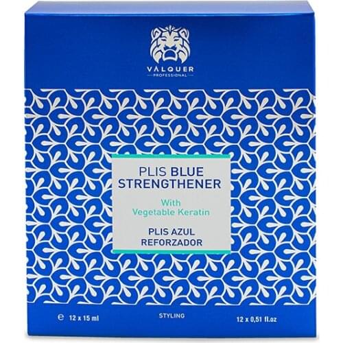 Valquer professional Plis blue hair reformer. Extra capillary fixation-12X15 Ml