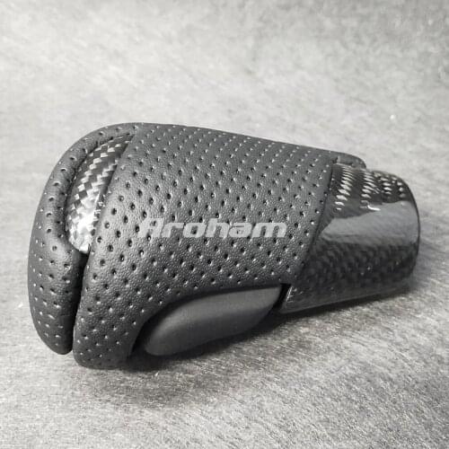 Real Carbon Fiber Car Gear Head Shift Knob Handle For Mazda 3 6 BM GJ CX-3 CX3 CX-5 CX5 KE KF CX8 CX9 Axela ATENZA Accessories