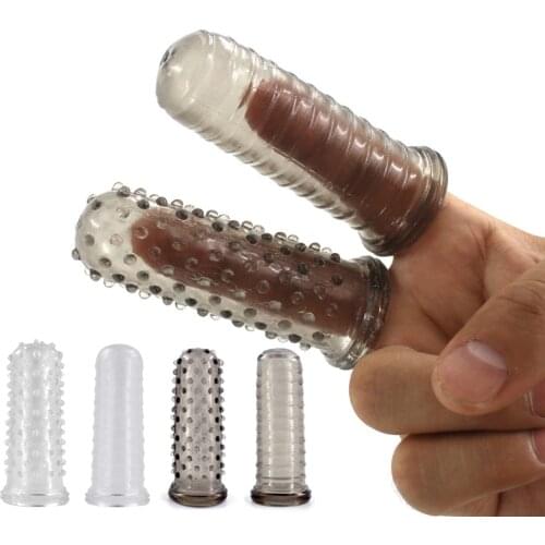 Finger Sleeve Vagina Clitoris Stimulator G Spot Massage Adult Toys For Couple Erotic Sex Tools Women Lesbian Orgasm Sex Shop