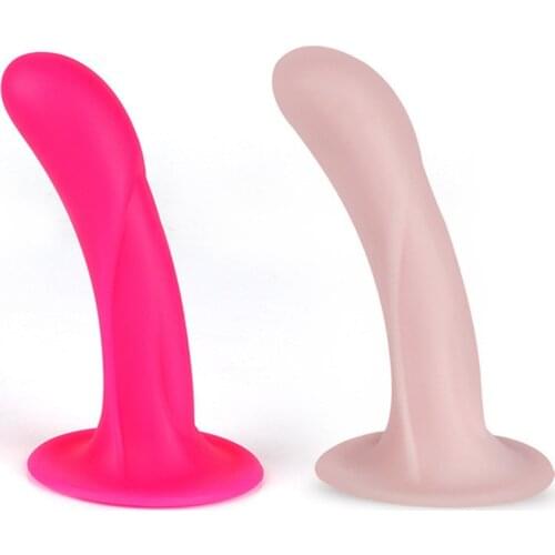 Strong Suction Cup Dildo Toy for Adult Erotic Soft Sillcone Anal Butt Plug Realistic Penis G-spot Orgasm Sex Toys for Women Men