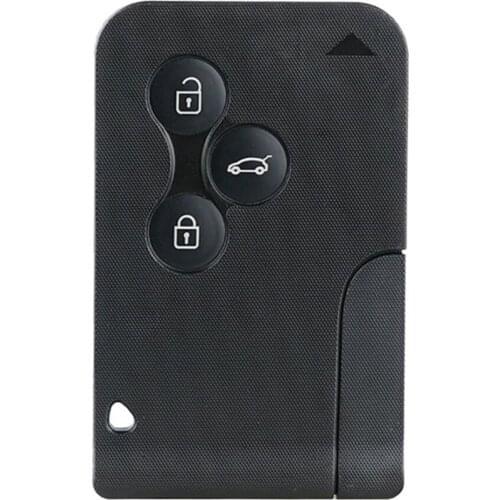 3 Button with Insert Small key blade Smart Card for Renault Megane Scenic