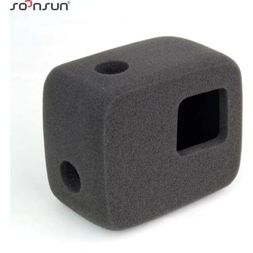 SOONSUN Wind Noise Reduce Foam Windshield Cover Windproof Sponge for GoPro Hero 5/6/7 Camera w/ Standard Frame Go Pro Accessory