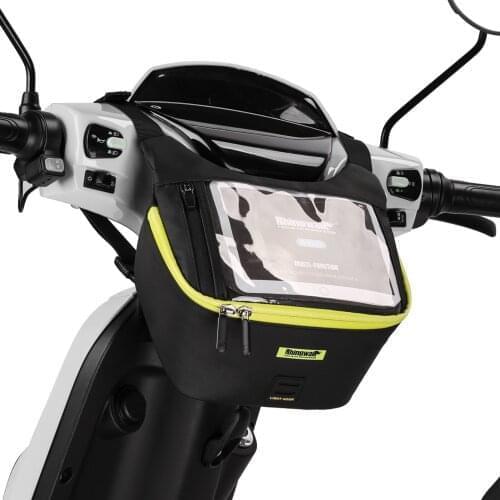 Rhinowalk Electric Bicycle Front Bag Handlebar Bag Large Capacity Waist Bag Bike Front Storage Bags Cycling