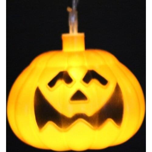 Halloween Skull Icicles Light 8 Function 13 key Waterproof Battery Box USB Curtain Light Halloween Pumpkin String Light