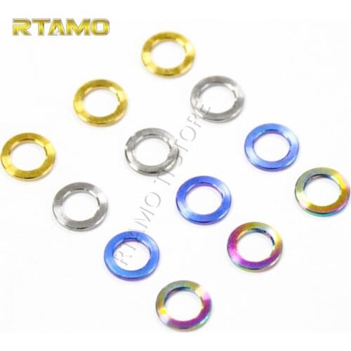 Titanium Flat Washer M4 M5 M6 Ti Spacer Gasket for Bicycle Motorcycle Car Parts