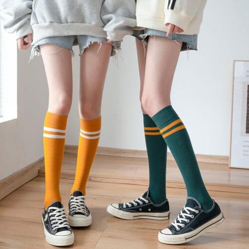 Sexy Socks Girls Stovepipe Beautiful Legs Socks Striped Stockings Women Stockings Warm Thigh High Stockings Dotted Stockings