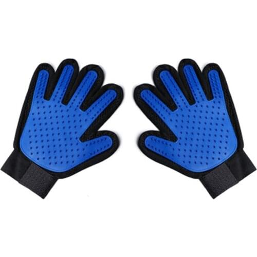 1Pair Cat Pet Grooming Deshedding Brush Gloves Effective Cleaning Back Massage Animal Bathing Fur Hair Removal Dog Combs