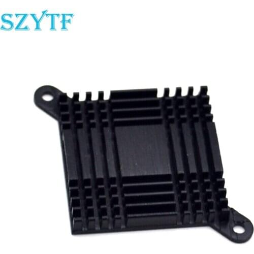 10pcs Radiator heat aluminum 37*37*6MM diagonal with plastic nails